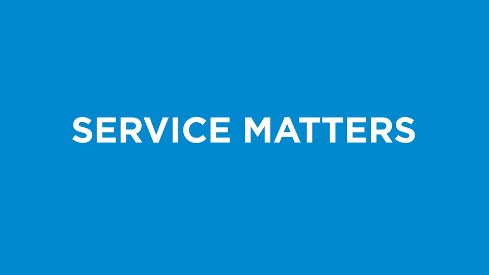 Service matters.