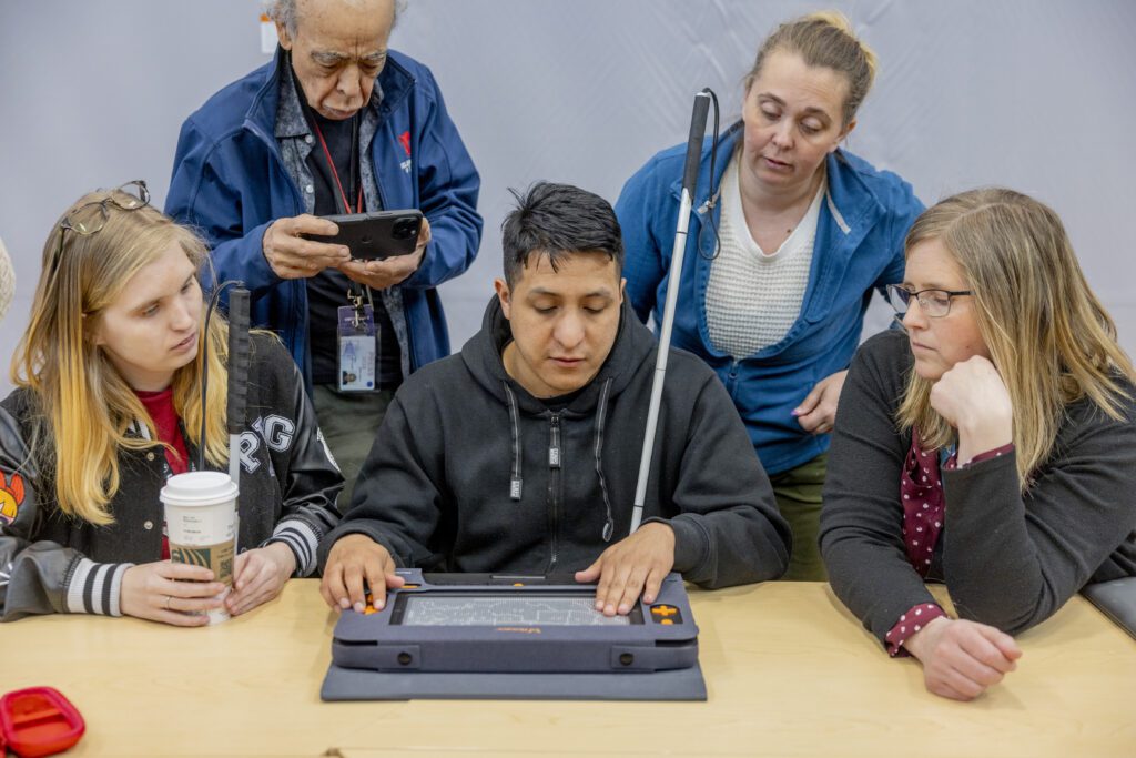 Pictured: Students and staff at the Utah Schools for the Deaf and Blind on Wed. April 10, 2024 in Salt Lake City.