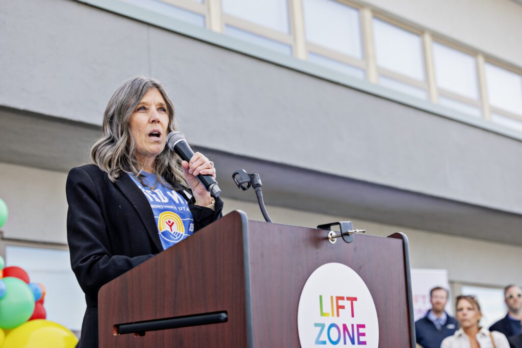 Lift Zone Ribbon cutting at the United Way of Northern Utah in Ogden, Utah on Wed., March 5, 2025.