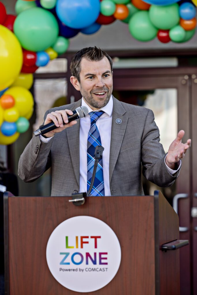 Lift Zone Ribbon cutting at the United Way of Northern Utah in Ogden, Utah on Wed., March 5, 2025.