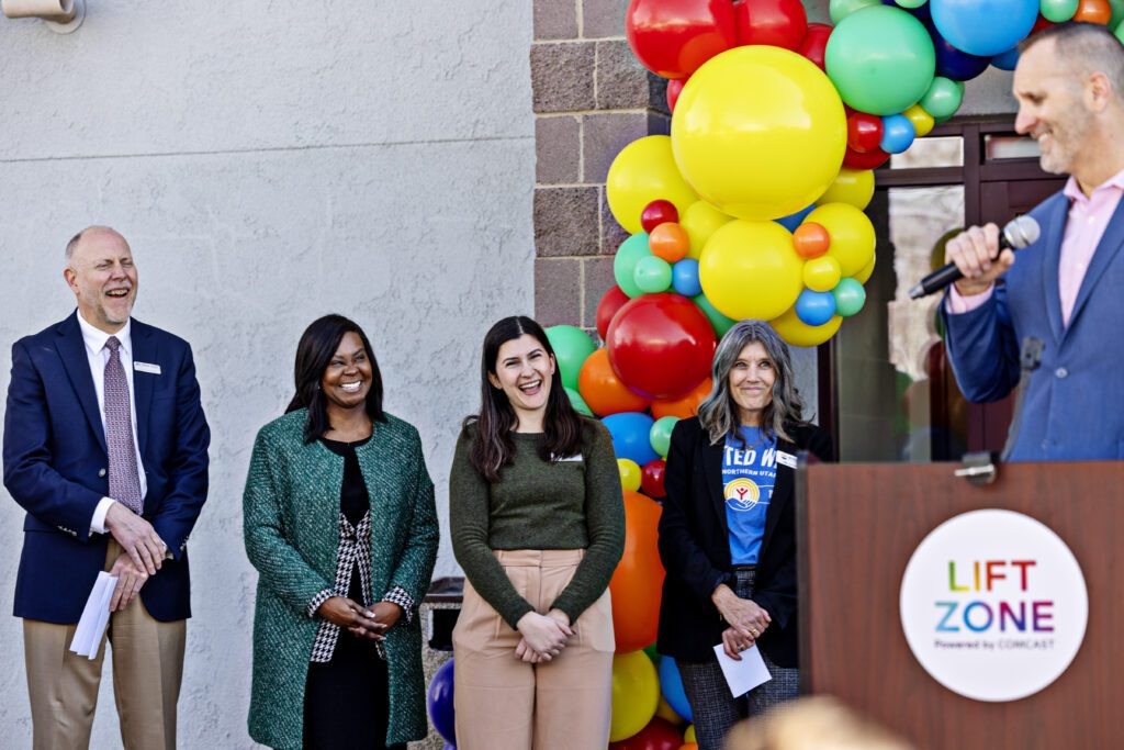 Lift Zone Ribbon cutting at the United Way of Northern Utah in Ogden, Utah on Wed., March 5, 2025.