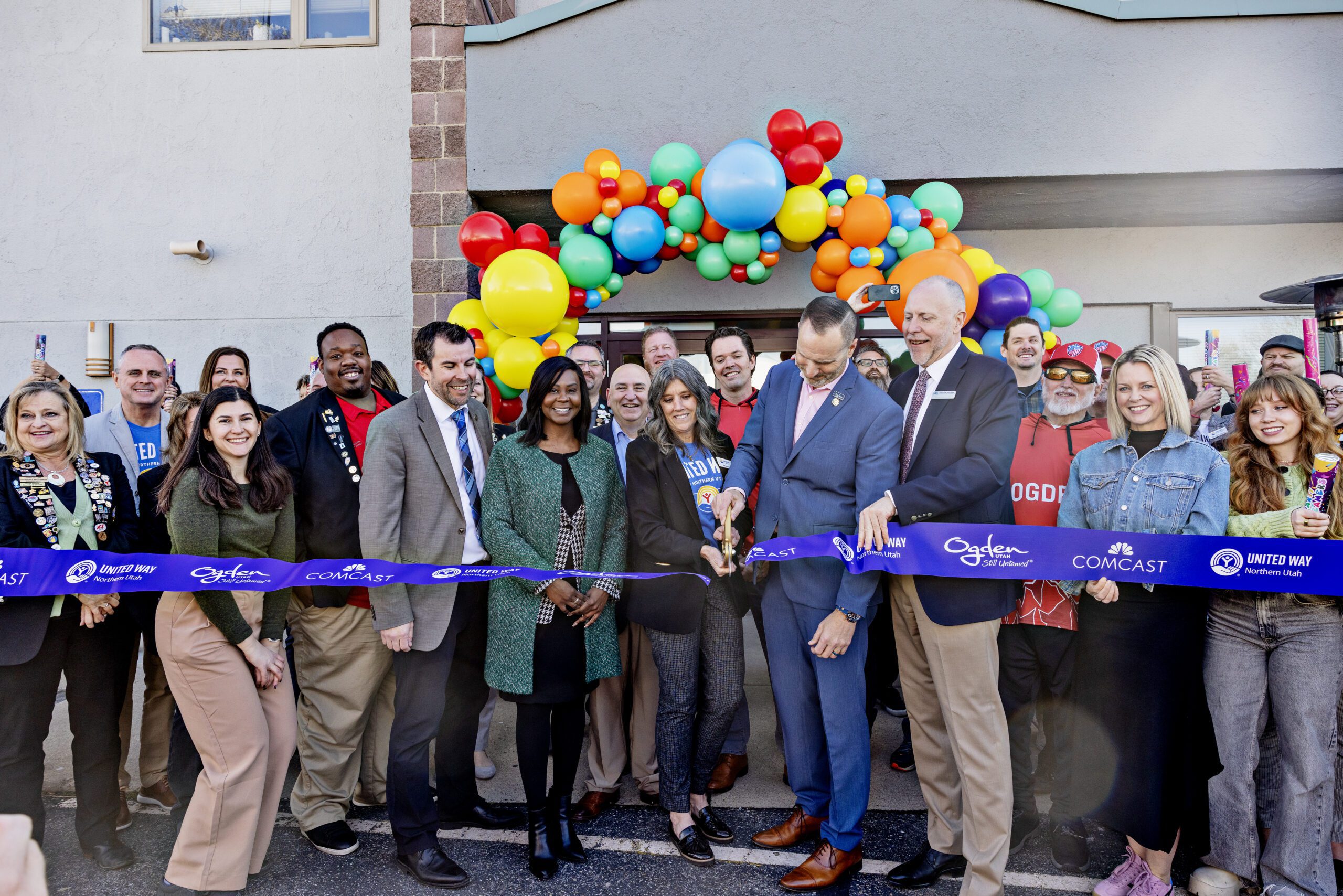 Lift Zone Ribbon cutting at the United Way of Northern Utah in Ogden, Utah on Wed., March 5, 2025.